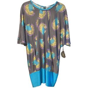 M Missoni Vintage 1989 Silk Jersey Abstract Dress